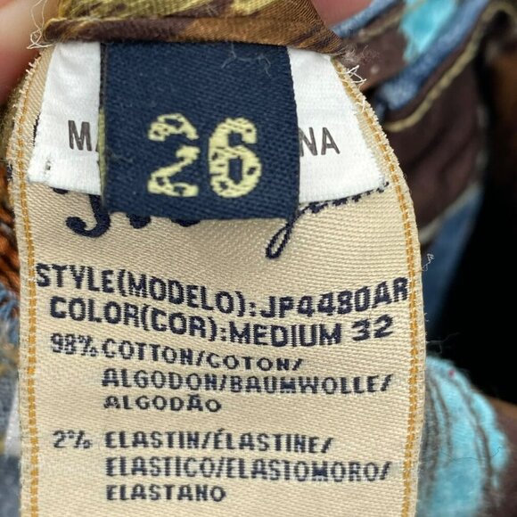 Miss Me Flare 5-Pocket Low Rise Jeans Blue Women's Size 26 - Picture 9 of 12